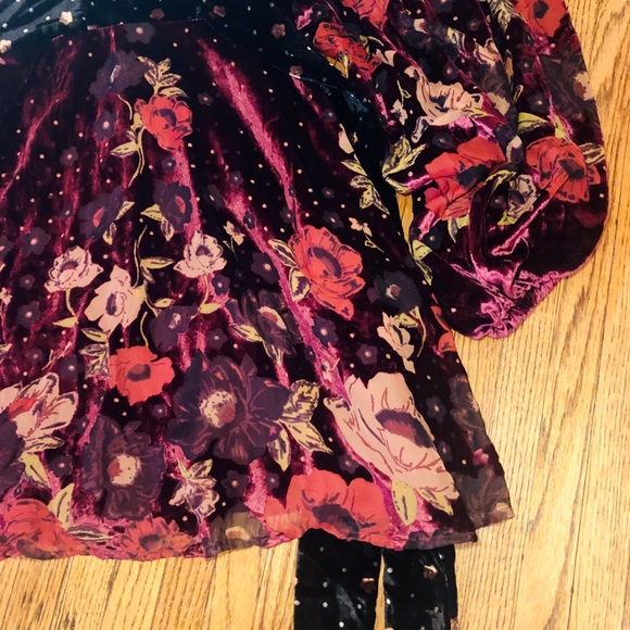 last letter burnout velvet mini dress